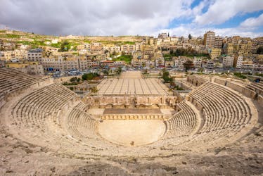 Tour privato di un’intera giornata antica e moderna di Amman con trasporto dal Mar Morto